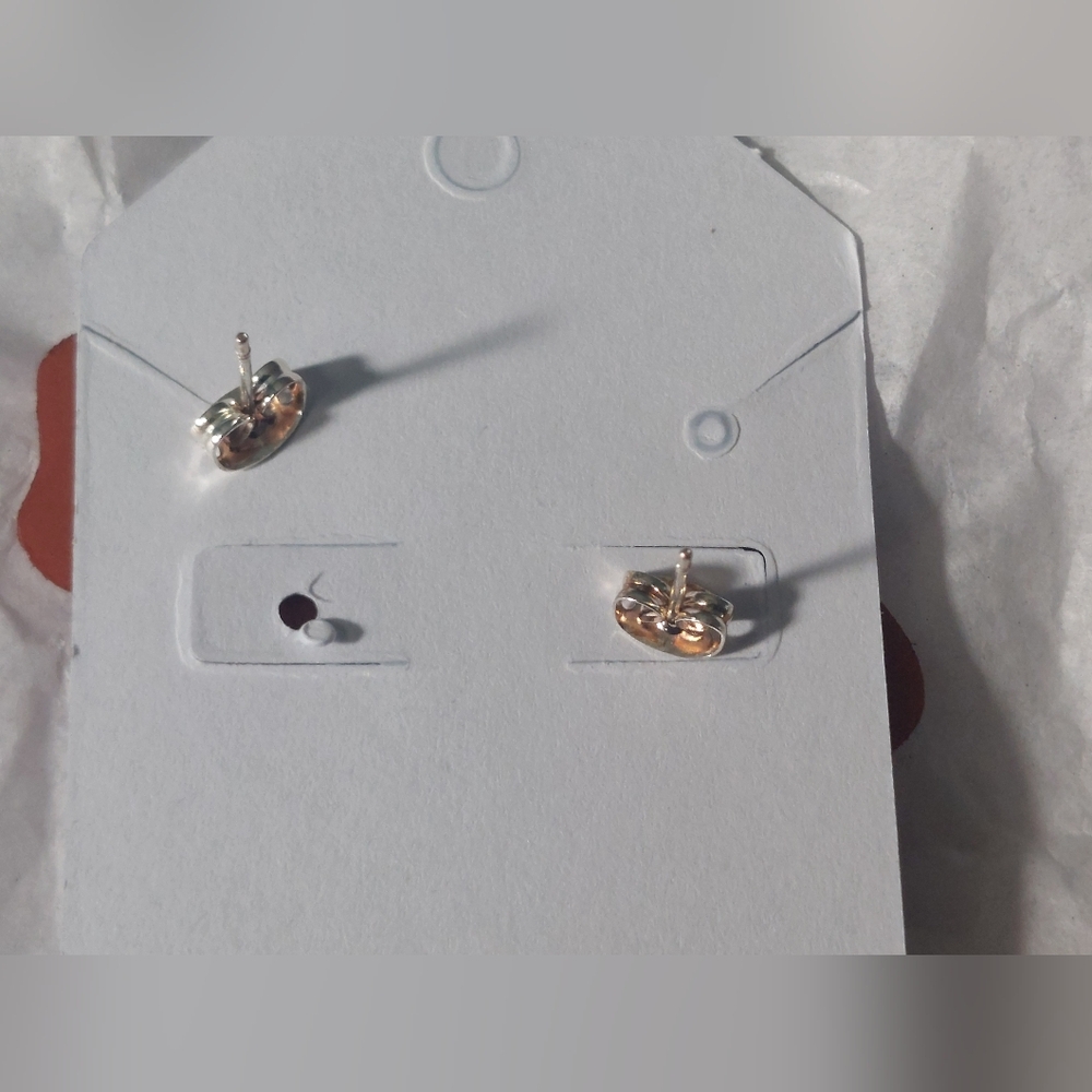 3/$10 Brown Floppy Ear Dog Post Earrings - Picture 2 of 3